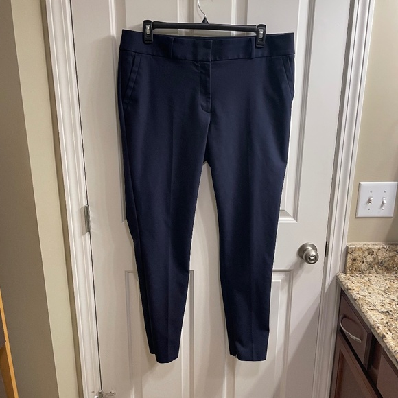 LOFT Pants - LOFT Marisa Skinny Full Length Pant, Navy Blue, 16 Tall